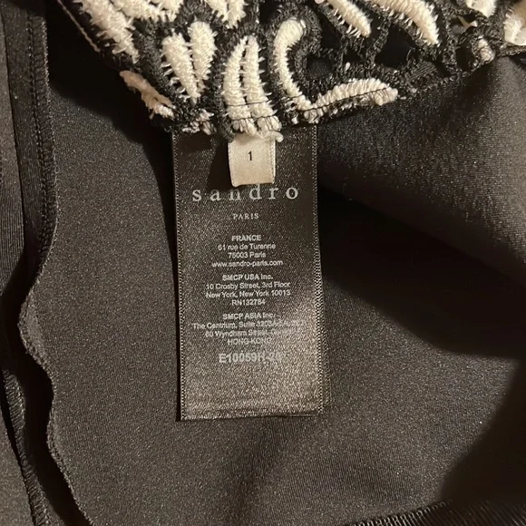 SANDRO Embroidered Lace Top - Picture 7 of 9